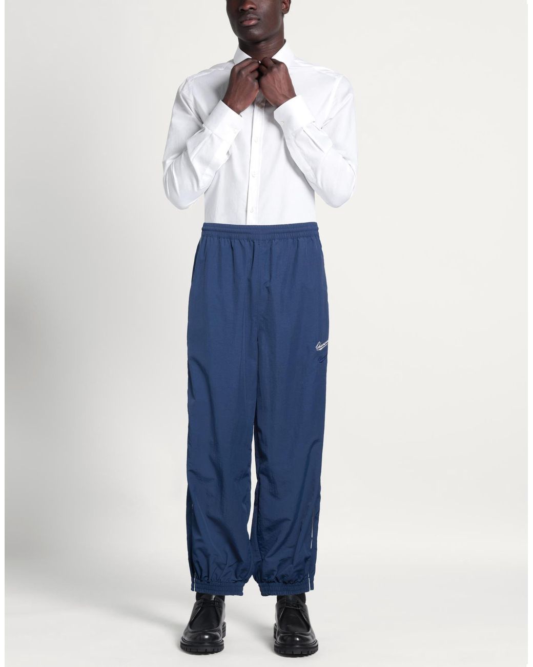 Willy Chavarria Blue Pants Nylon for men