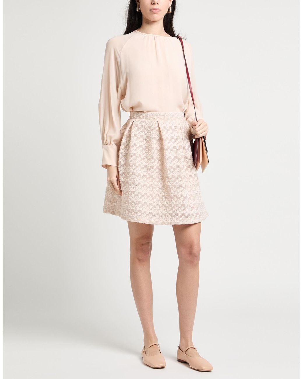 Trussardi Natural Mini Skirt