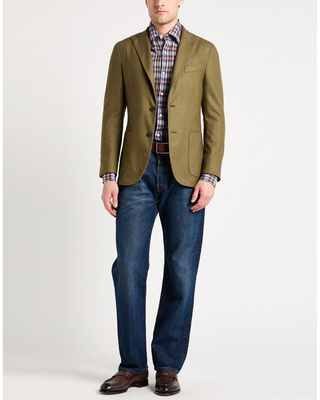 Boglioli Green Blazers for men