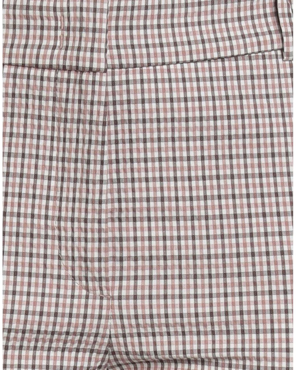 Peserico Gray Blush Pants Cotton, Elastane