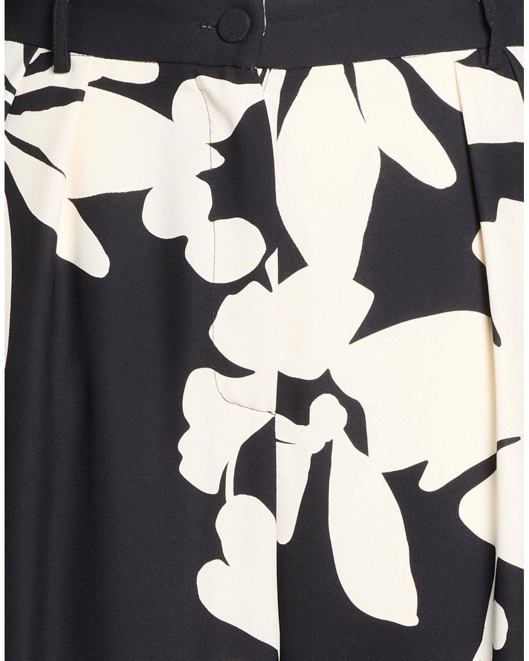 Suoli White Pants Polyester