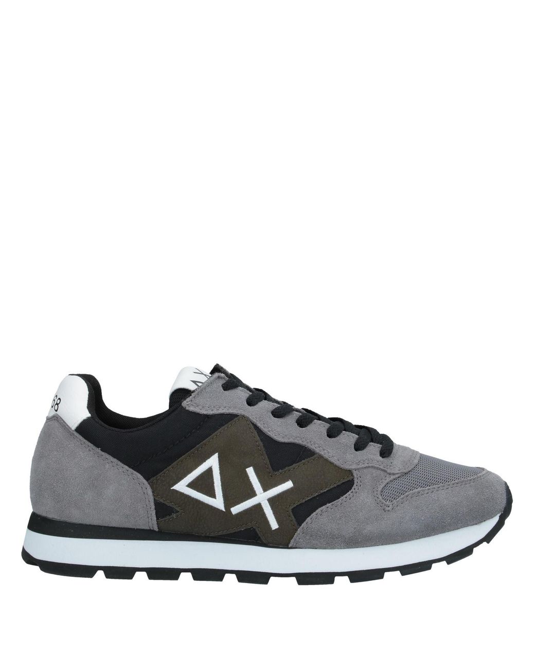 Sun 68 Leather Low-tops & Sneakers in Grey (Gray) for Men - Lyst