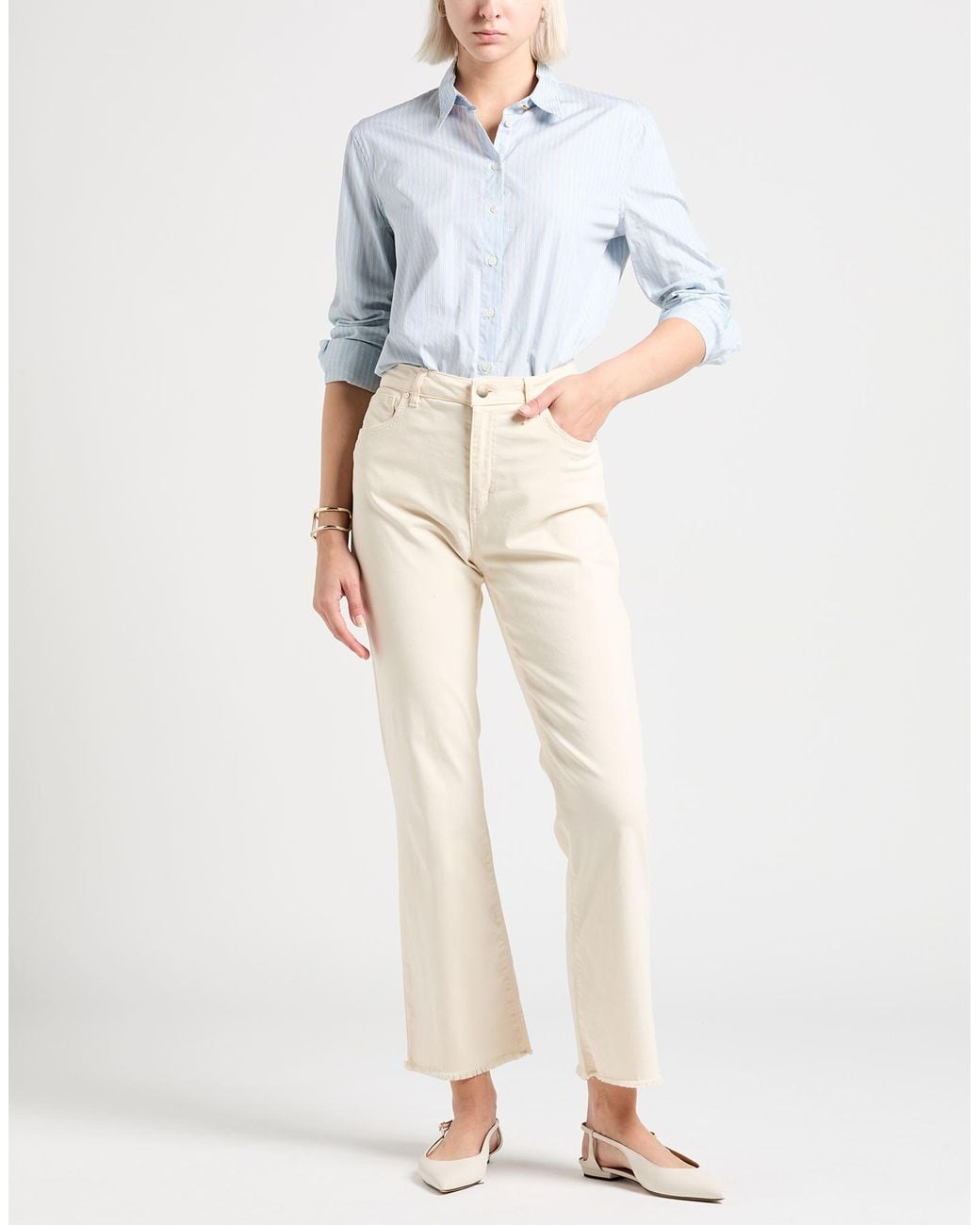 D.exterior White Trouser