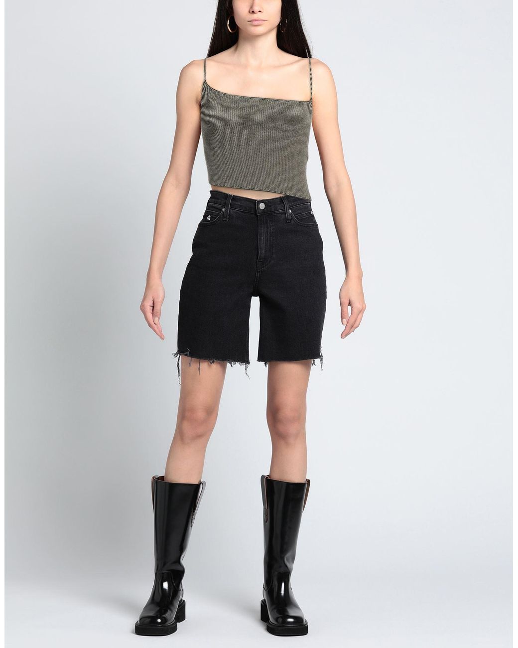 Isa Boulder Gray Top Acrylic, Elastane