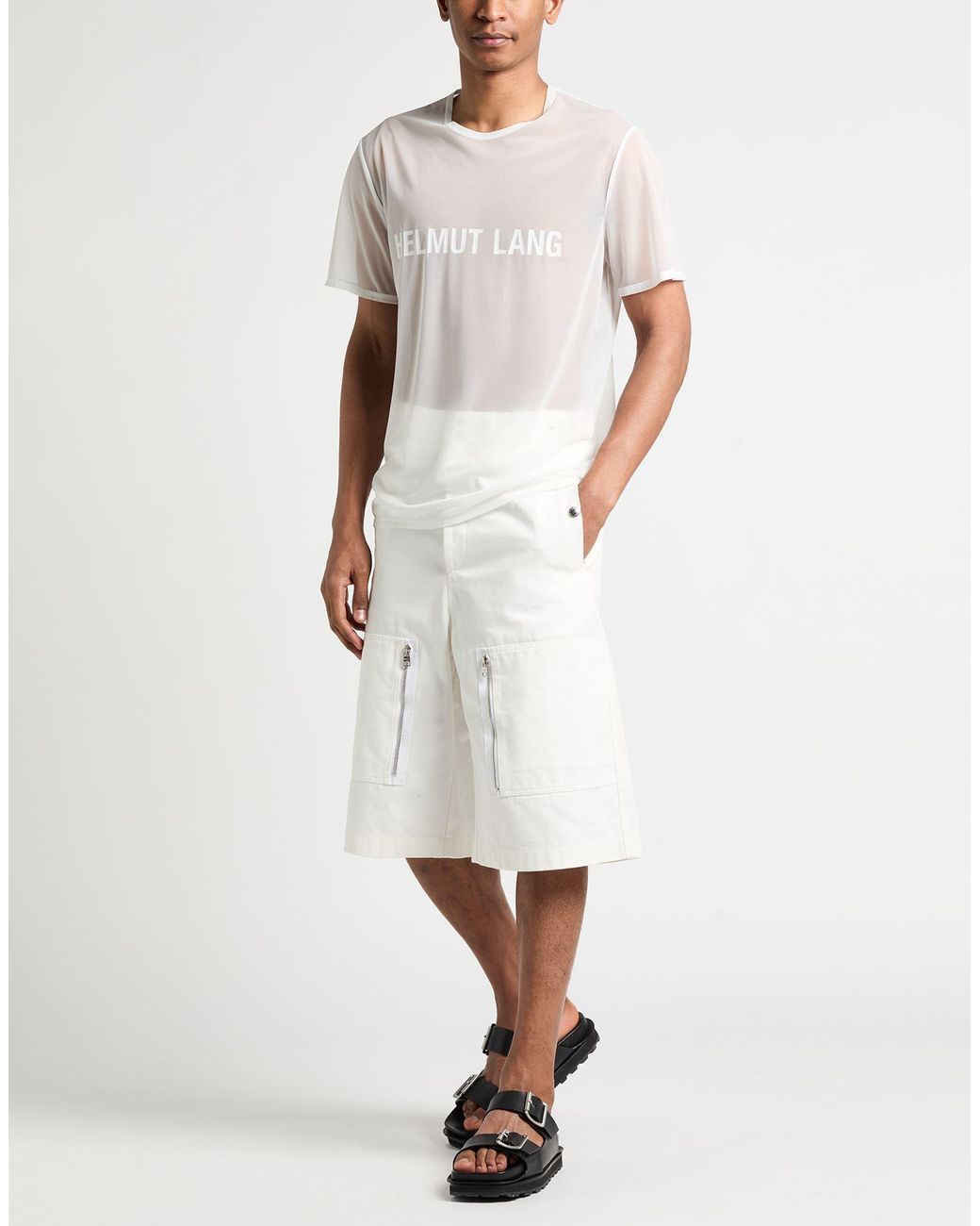 Helmut Lang White T-Shirt for men