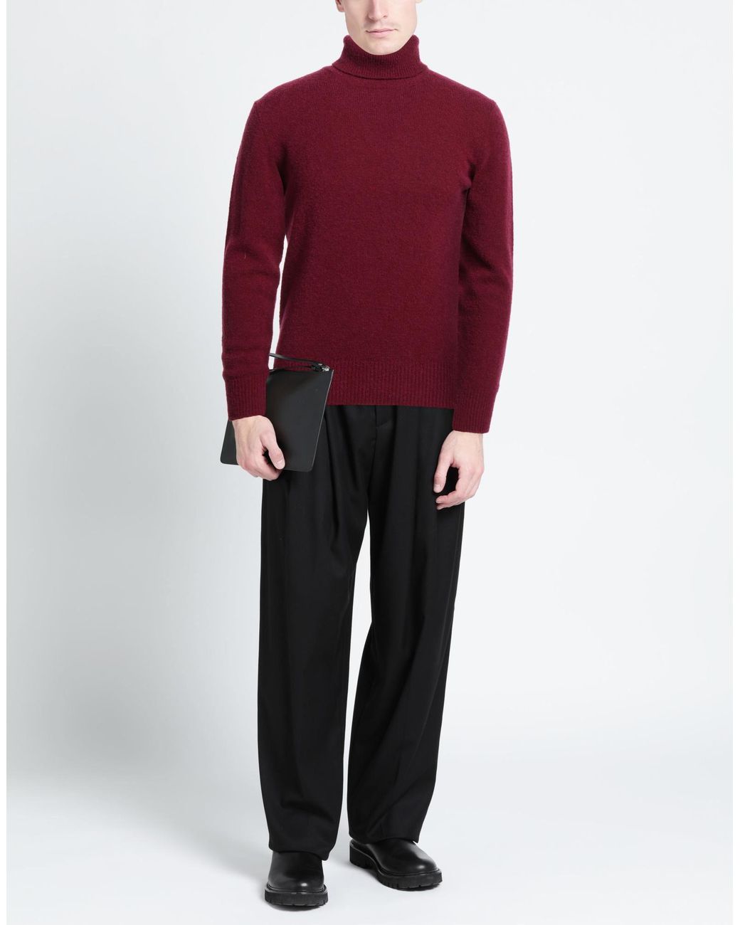 Brooksfield Rollkragenpullover in Red für Herren