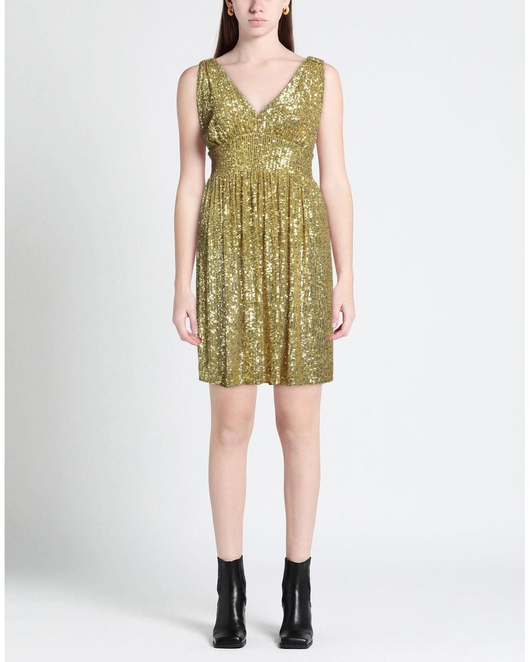 Sandro Ferrone Green Short Dress