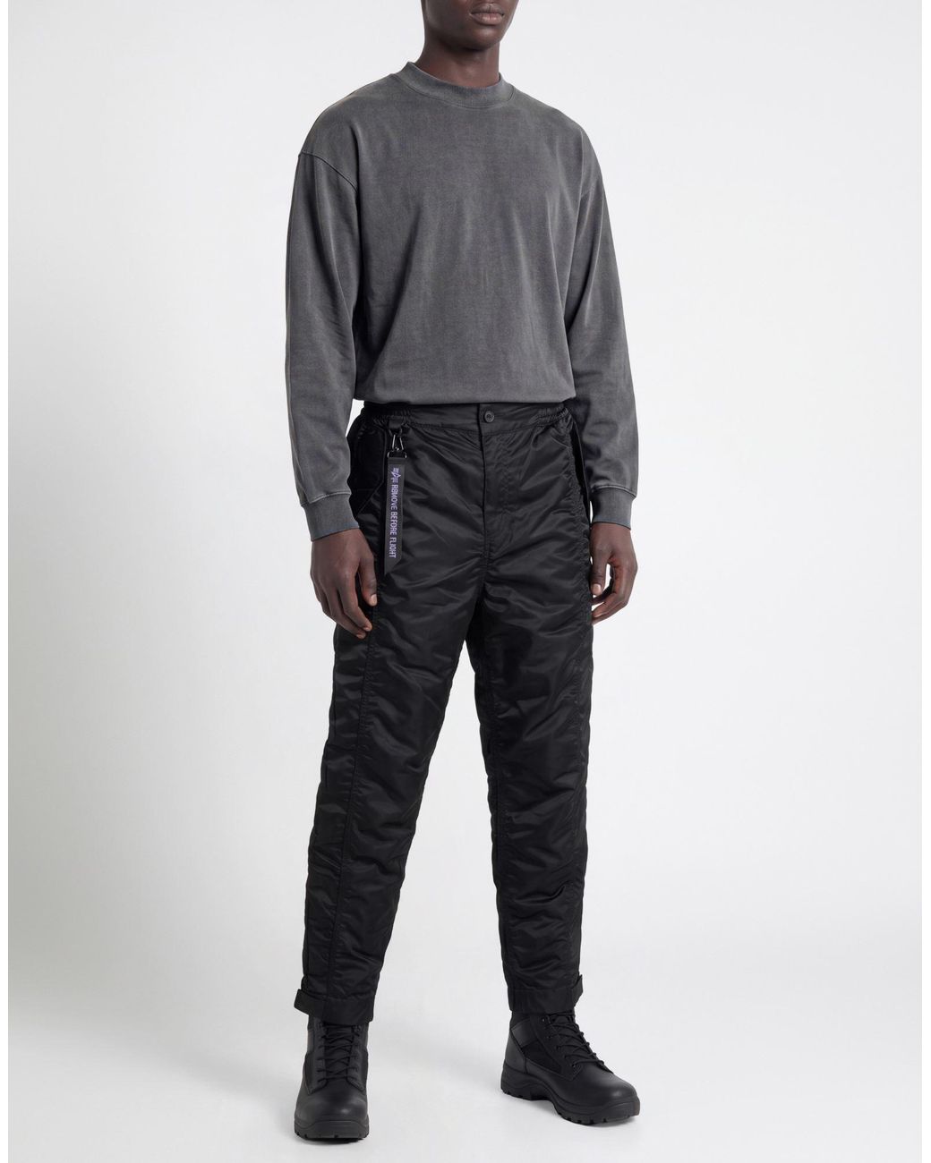Alpha Industries Black Trouser for men