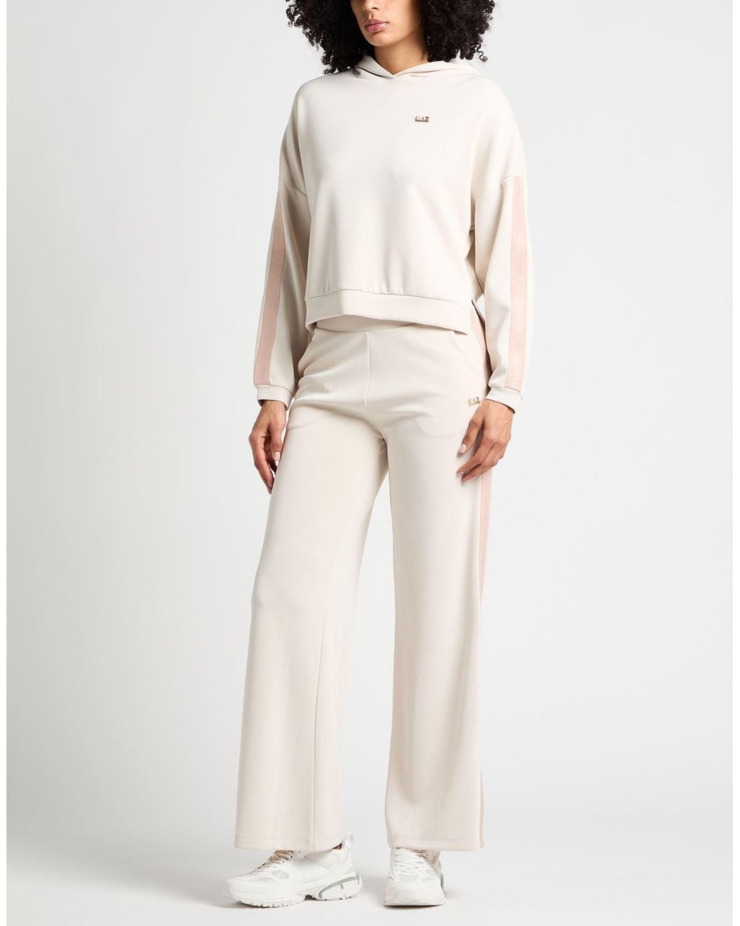 EA7 Natural Tracksuit Polyester, Modal, Elastane