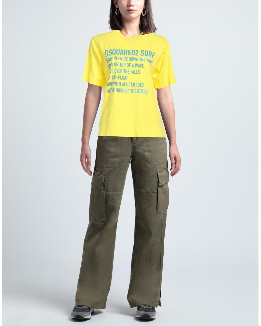 Camiseta DSquared² de color Yellow