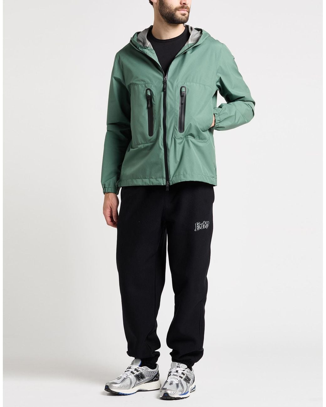 Herno Green Laminar Military Jacket Polyester for men