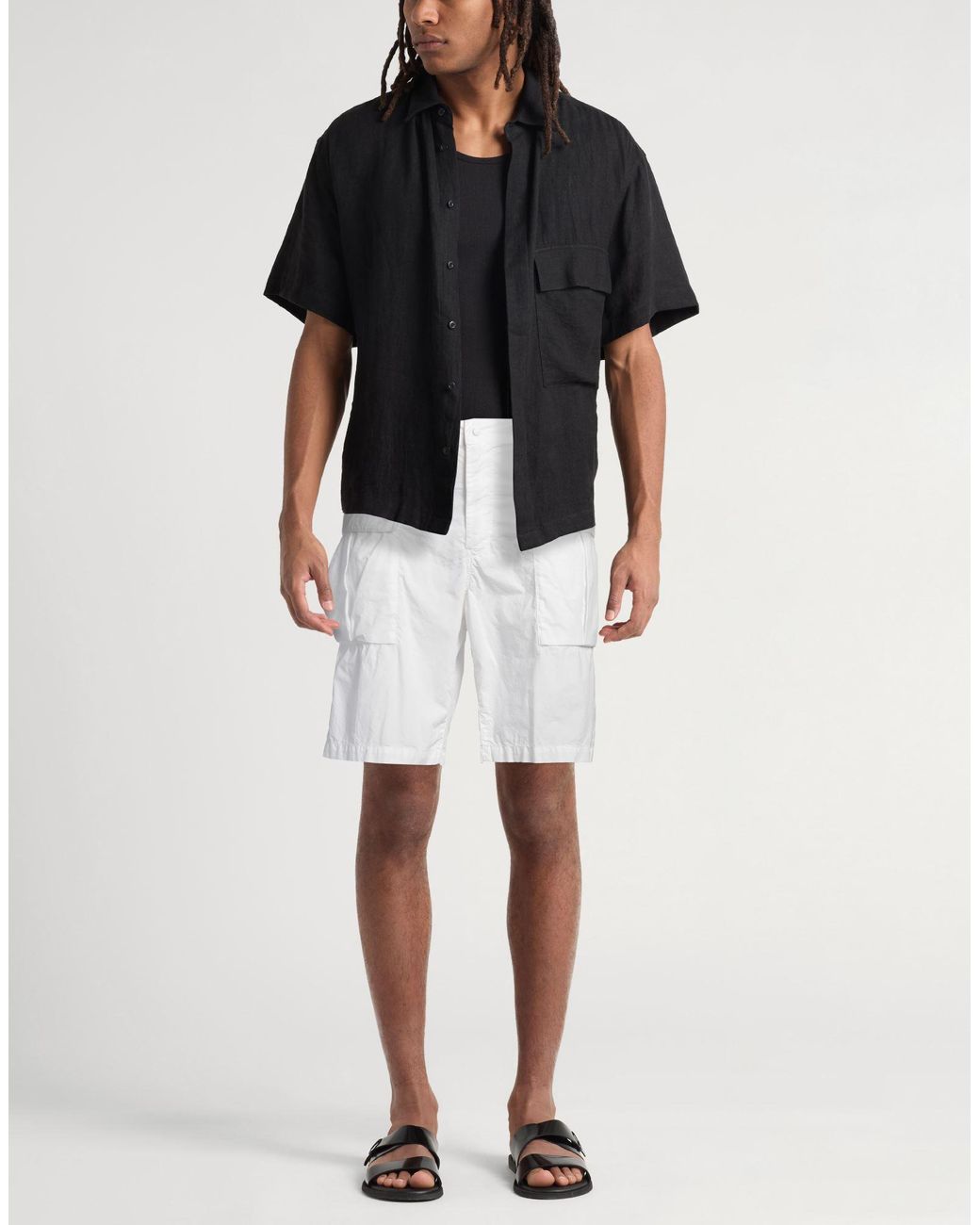 Aspesi Gray Shorts & Bermuda Shorts for men