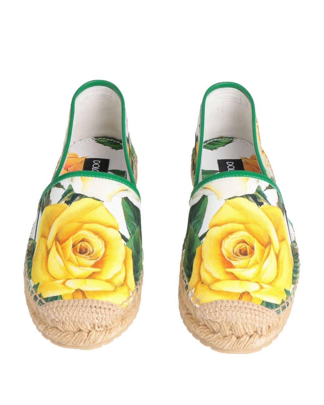 Dolce & Gabbana Yellow Espadrilles