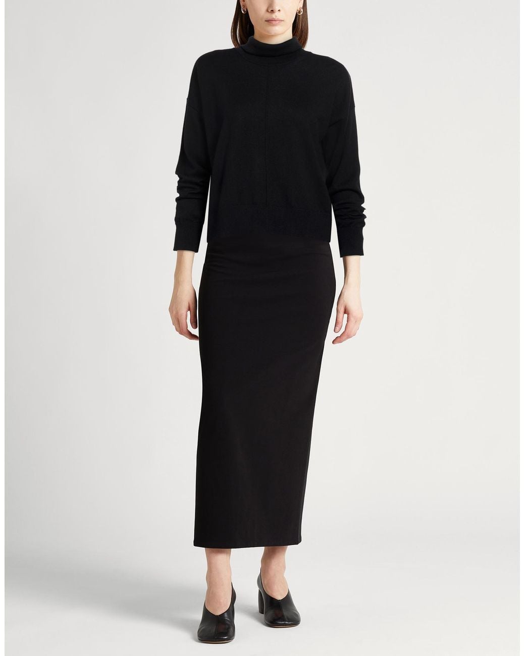 Anna Molinari Black Turtlenecks