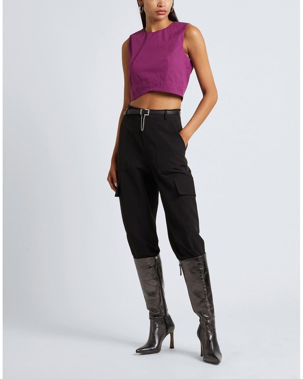 8 by YOOX Purple Top