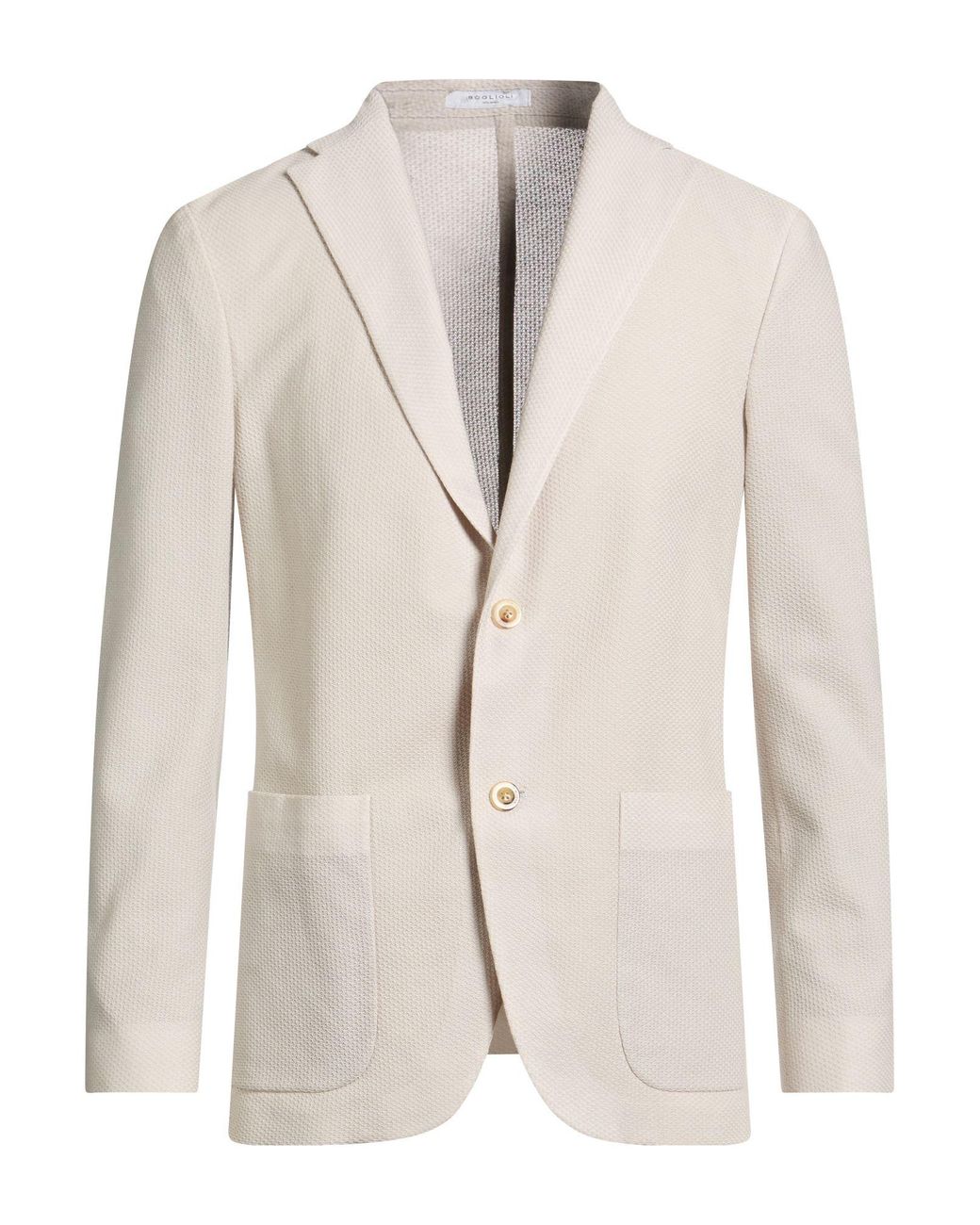 Boglioli White Blazer Cotton for men