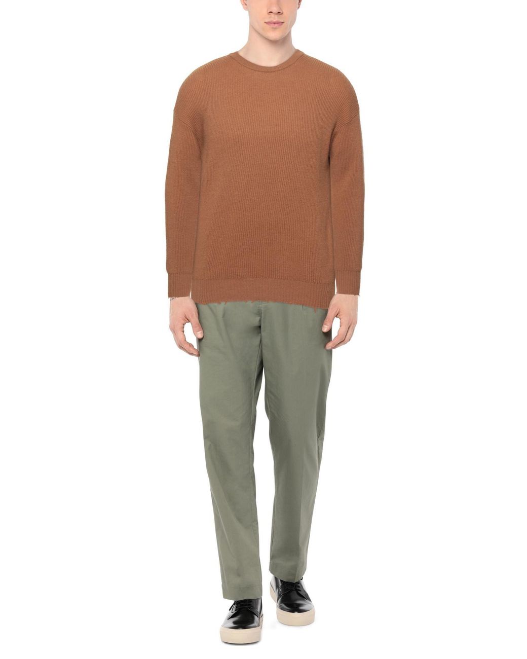 N.O.W. ANDREA ROSATI CASHMERE Brown Jumper for men