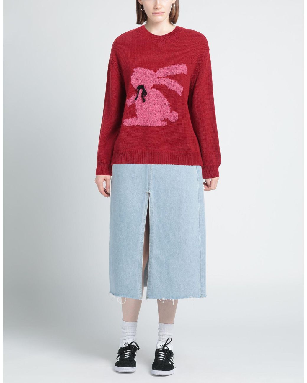 Dixie Red Sweater Wool, Acrylic, Alpaca Wool, Polyamide