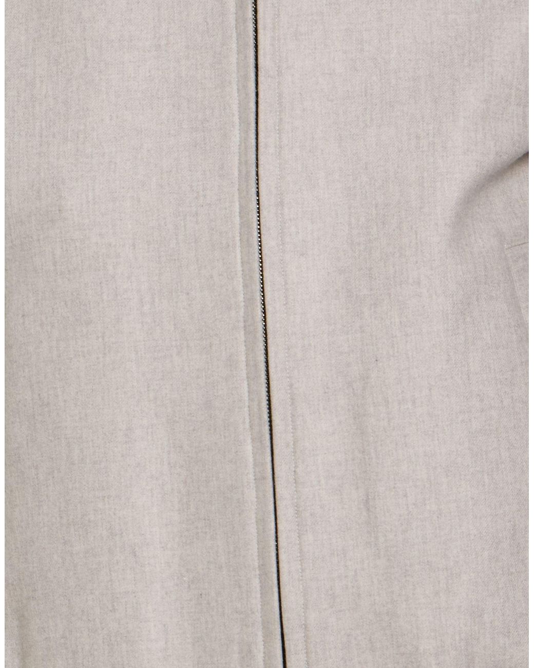 Luigi Borrelli Napoli Gray Jacket Virgin Wool, Polyamide for men