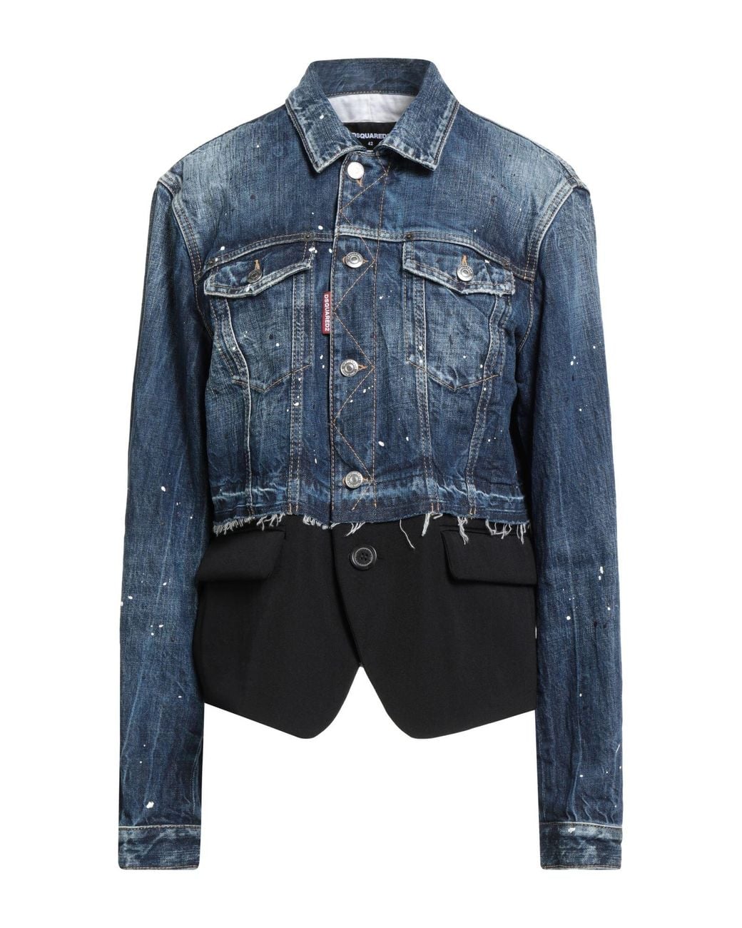 DSquared² Blue Denim Outerwear