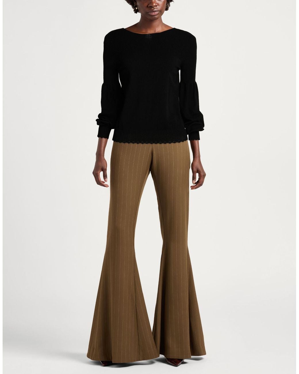 Twinset Black Sweater Viscose, Polyester