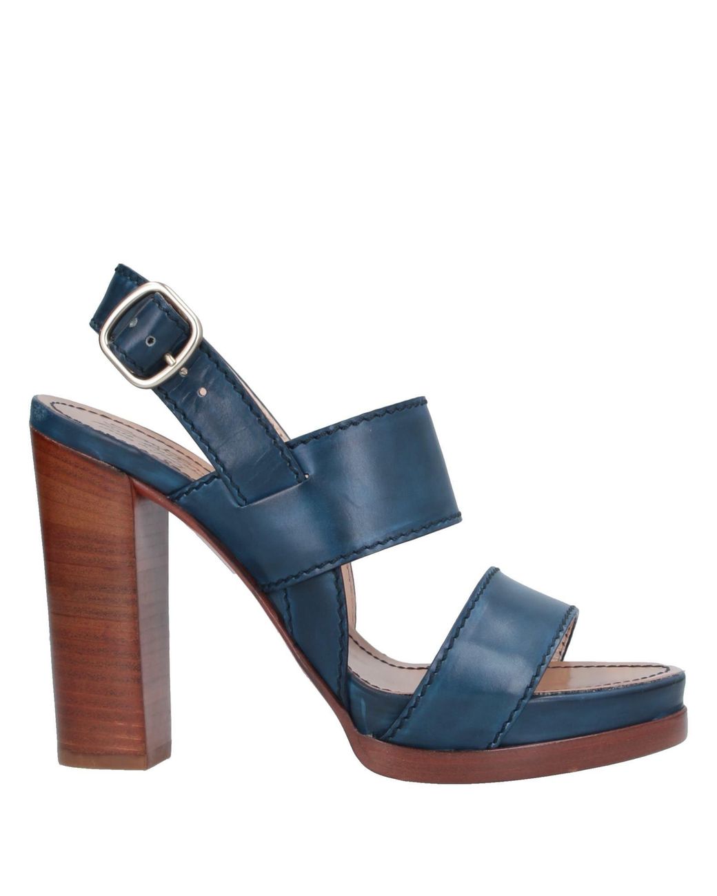 Santoni Sandals in Blue - Lyst