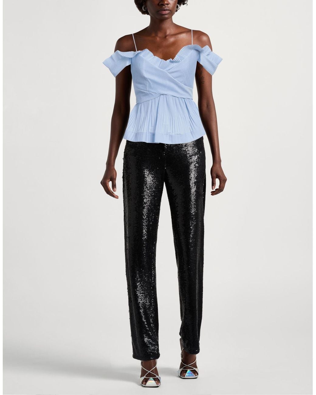 Top MEIMEIJ en coloris Blue