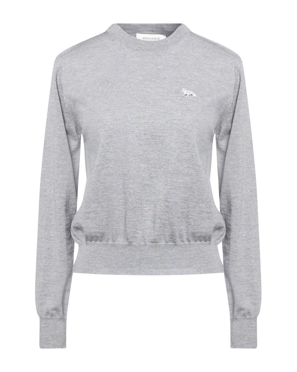 Maison Kitsuné Gray Sweater Wool