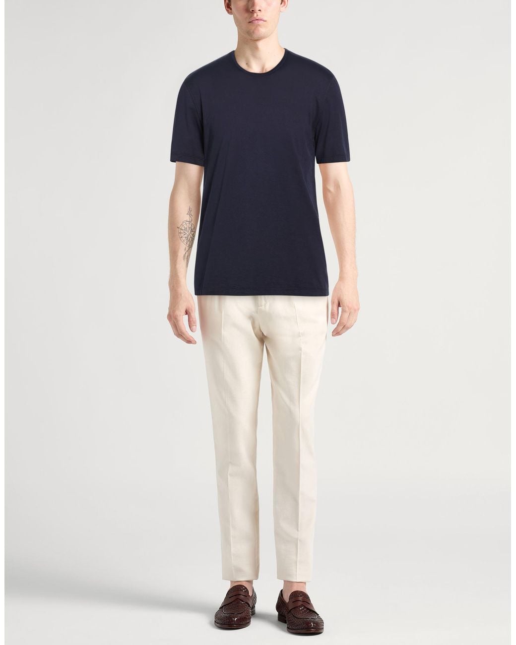Roberto Collina Blue T-Shirts for men
