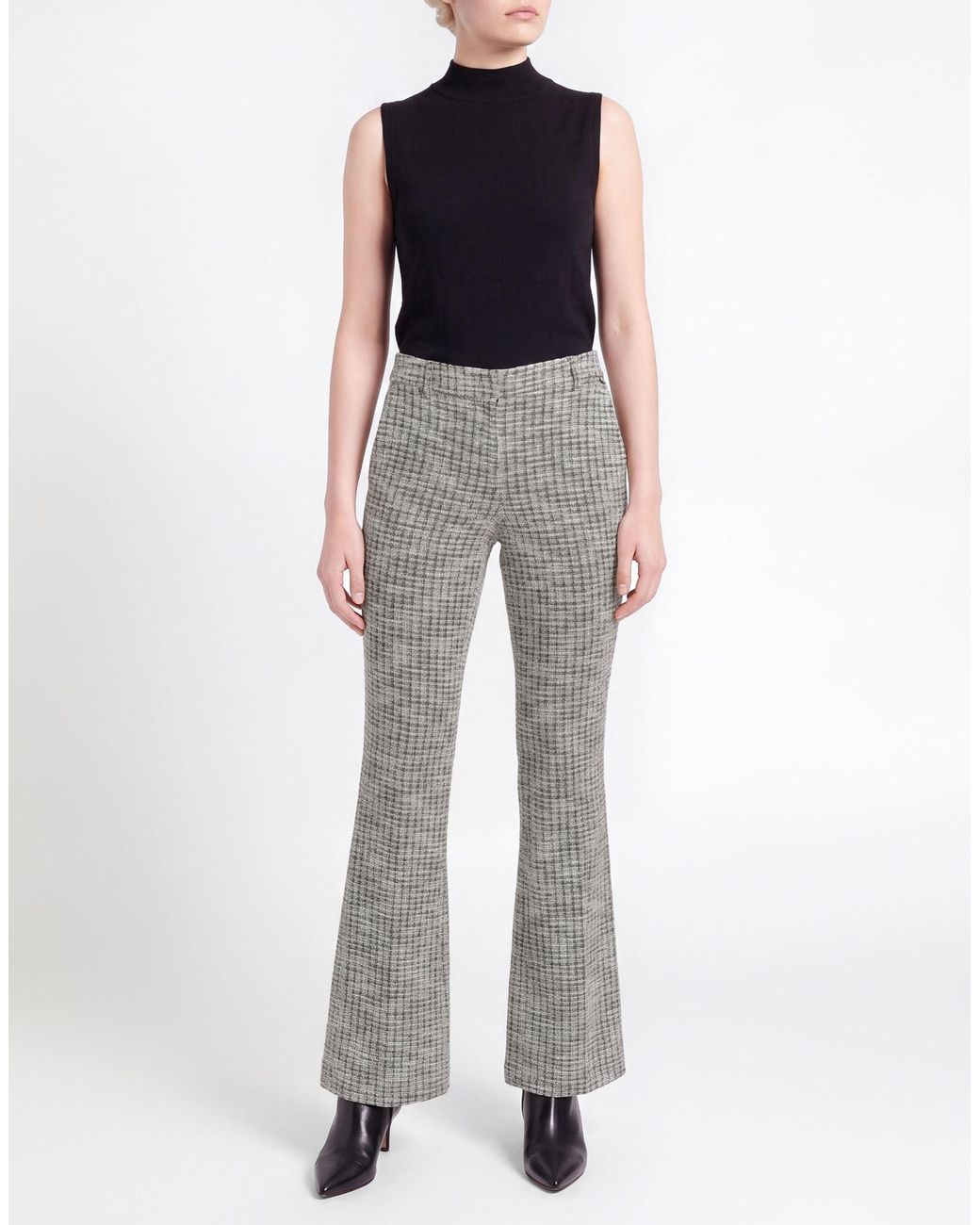 Liu Jo Gray Pants Polyester, Cotton, Elastane