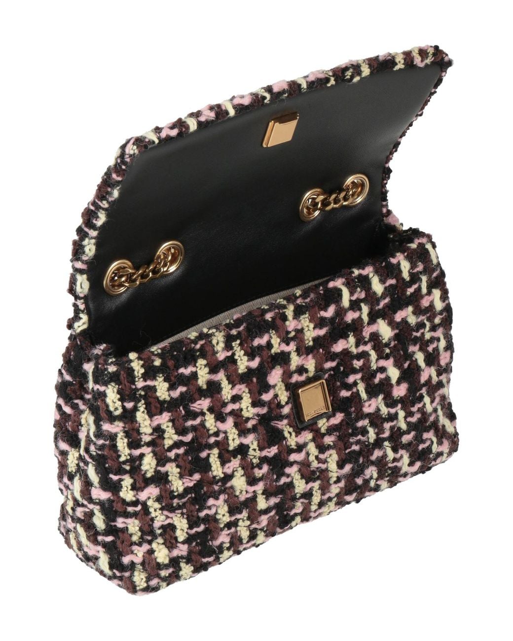 Tory Burch Black Cross-Body Bag Textile Fibers