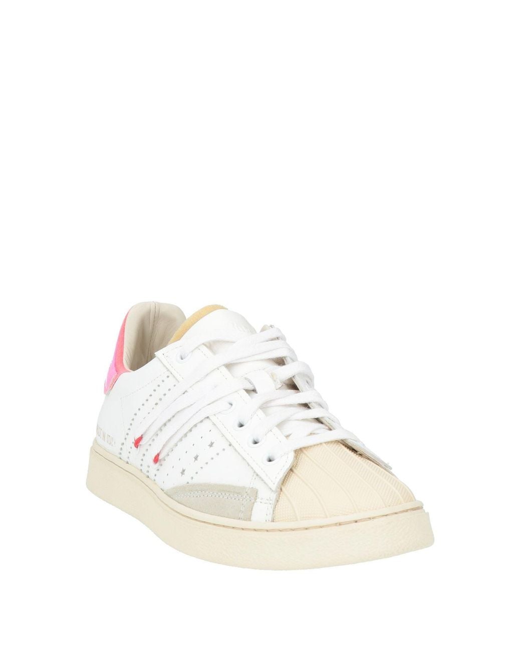 HIDNANDER White Sneakers Leather