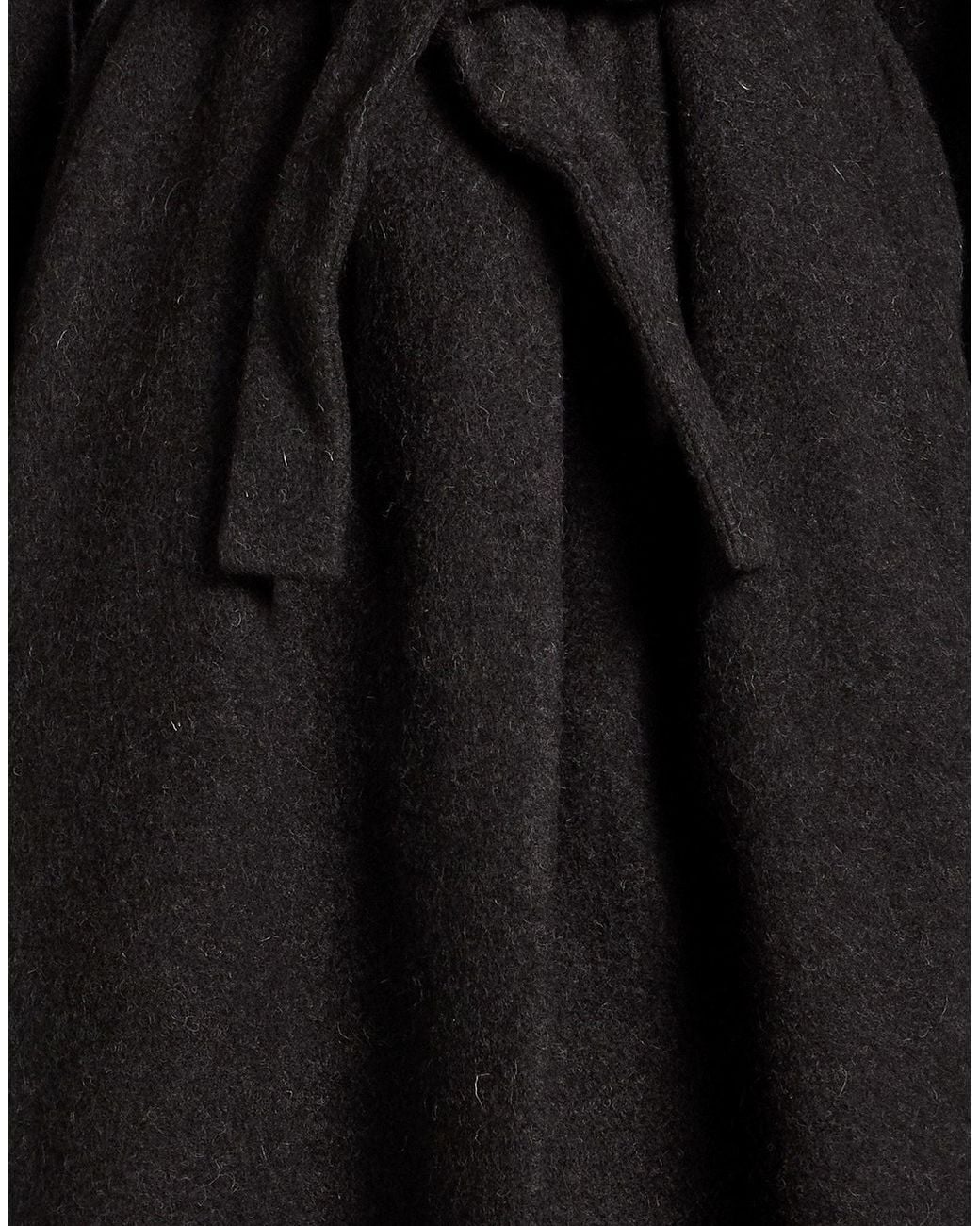 Herno Black Coat Alpaca Wool, Polyamide, Virgin Wool