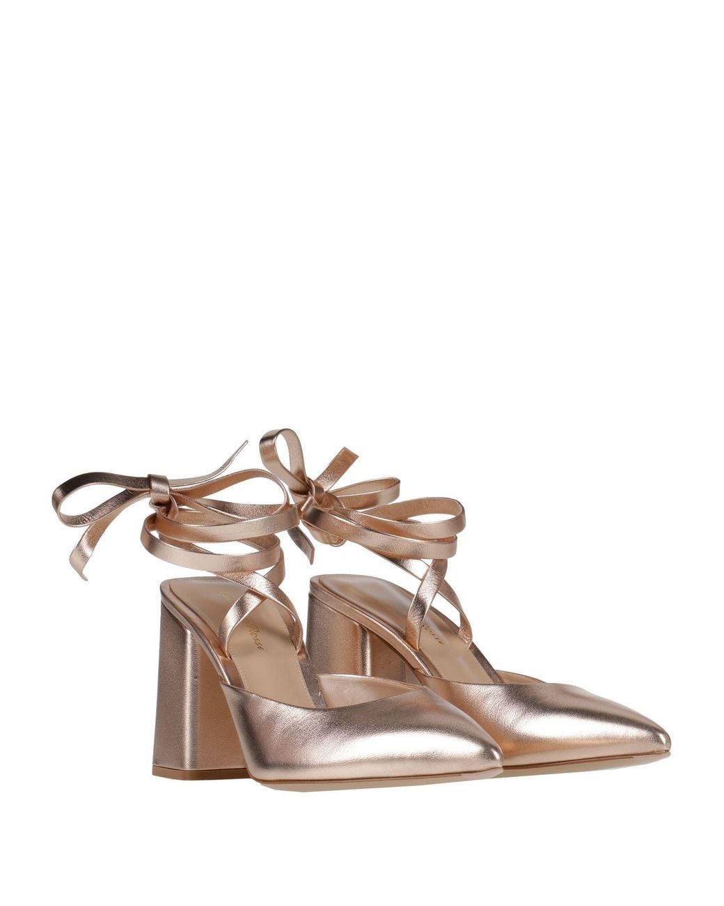 Gianvito Rossi Natural Pumps Leather