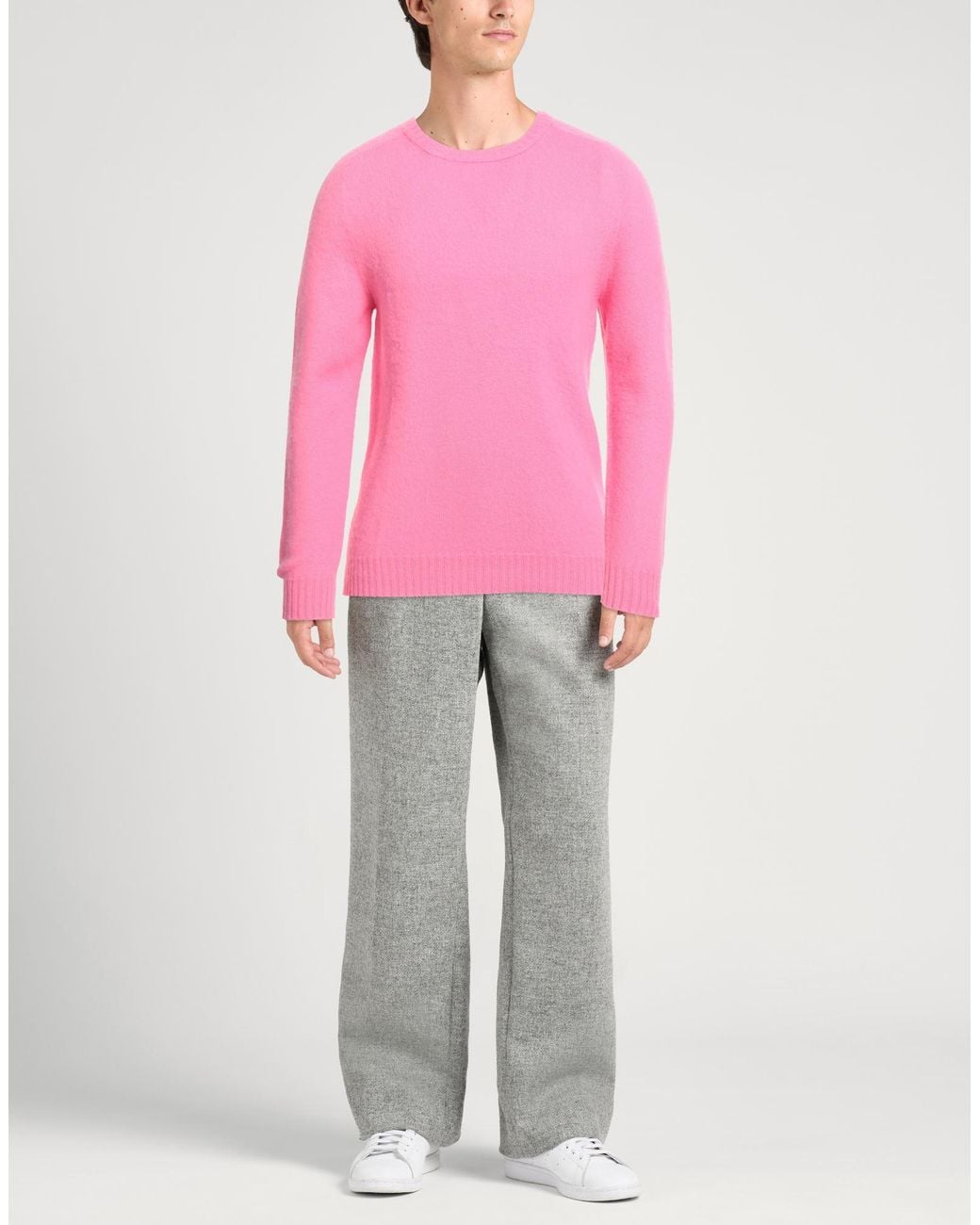 Alpha Studio Pink Jumper for men