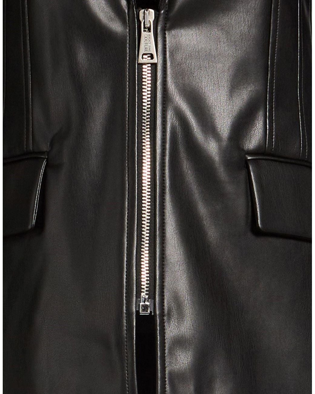 Versace Jeans Couture Black Blazer Polyester