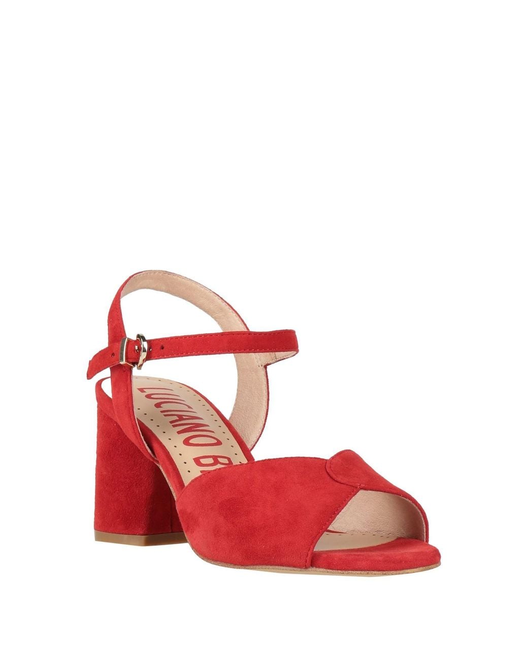 Luciano Barachini Red Sandals Leather