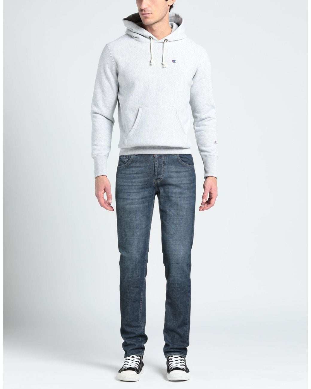 Entre Amis Blue Jeans Cotton, Polyester for men