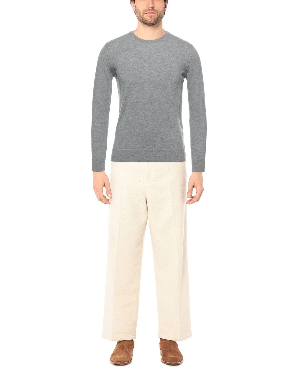 Pullover Kangra de hombre de color Gray