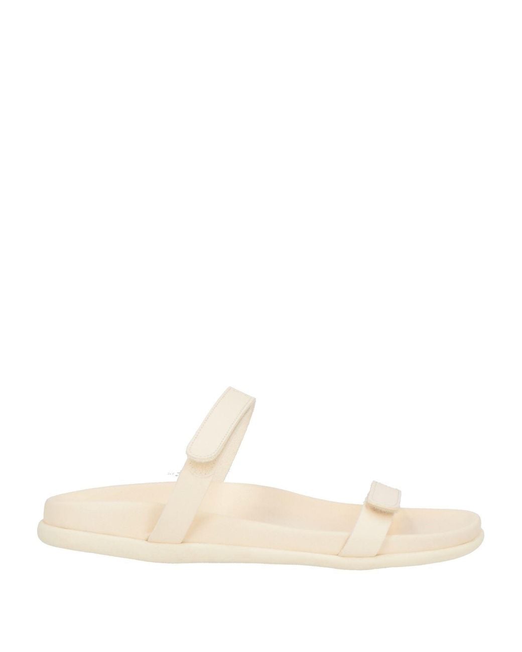 Ancient Greek Sandals White Sandals Leather