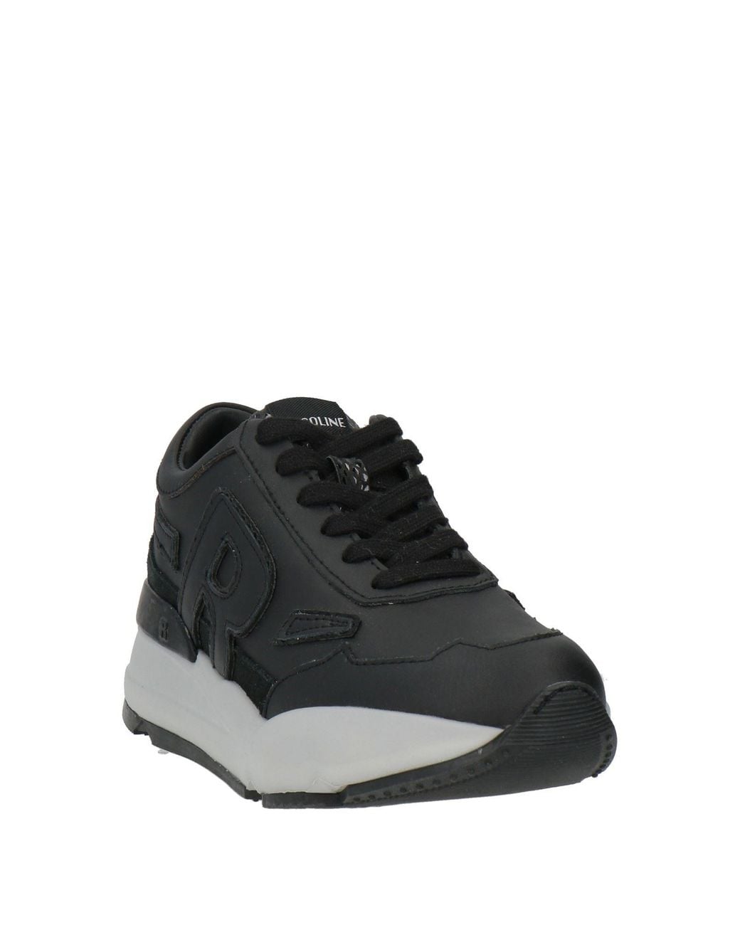 Rucoline Black Sneakers Cow Leather