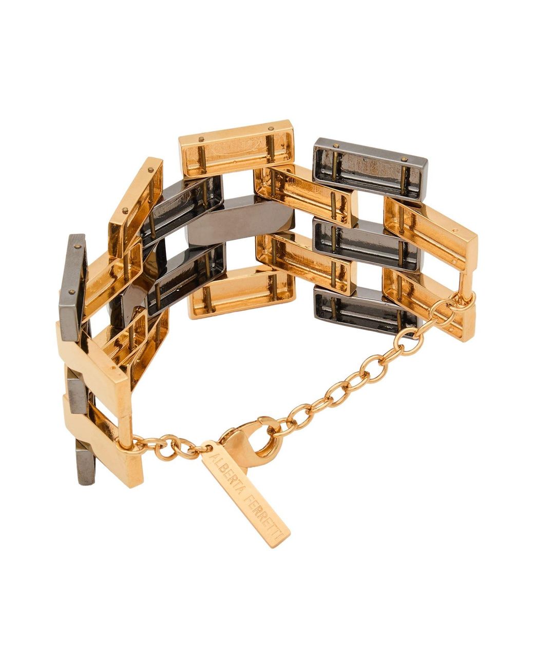 Bracciale di Alberta Ferretti in Metallic