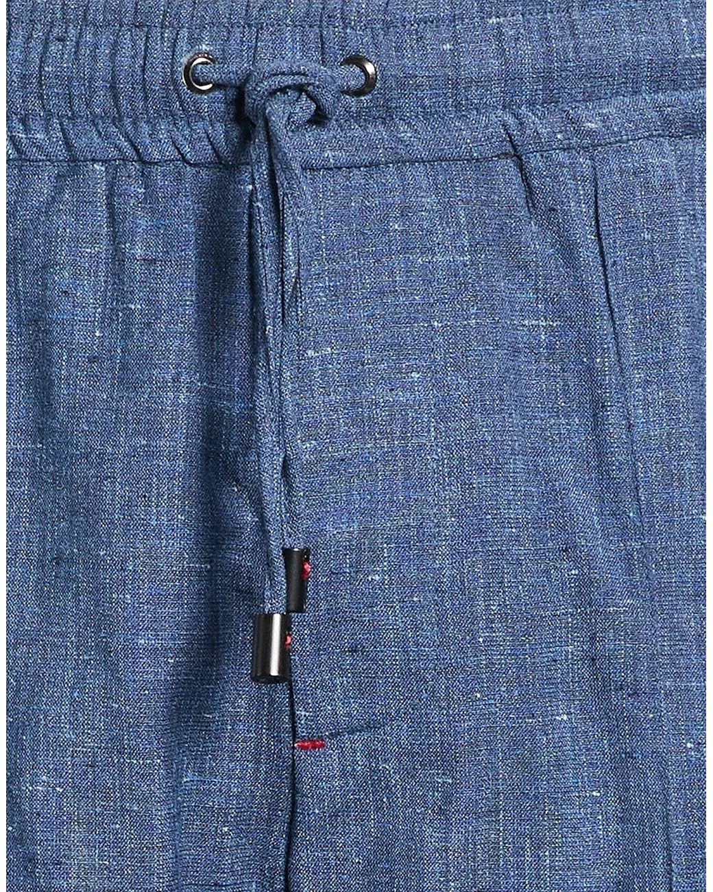 Isaia Blue Trouser for men