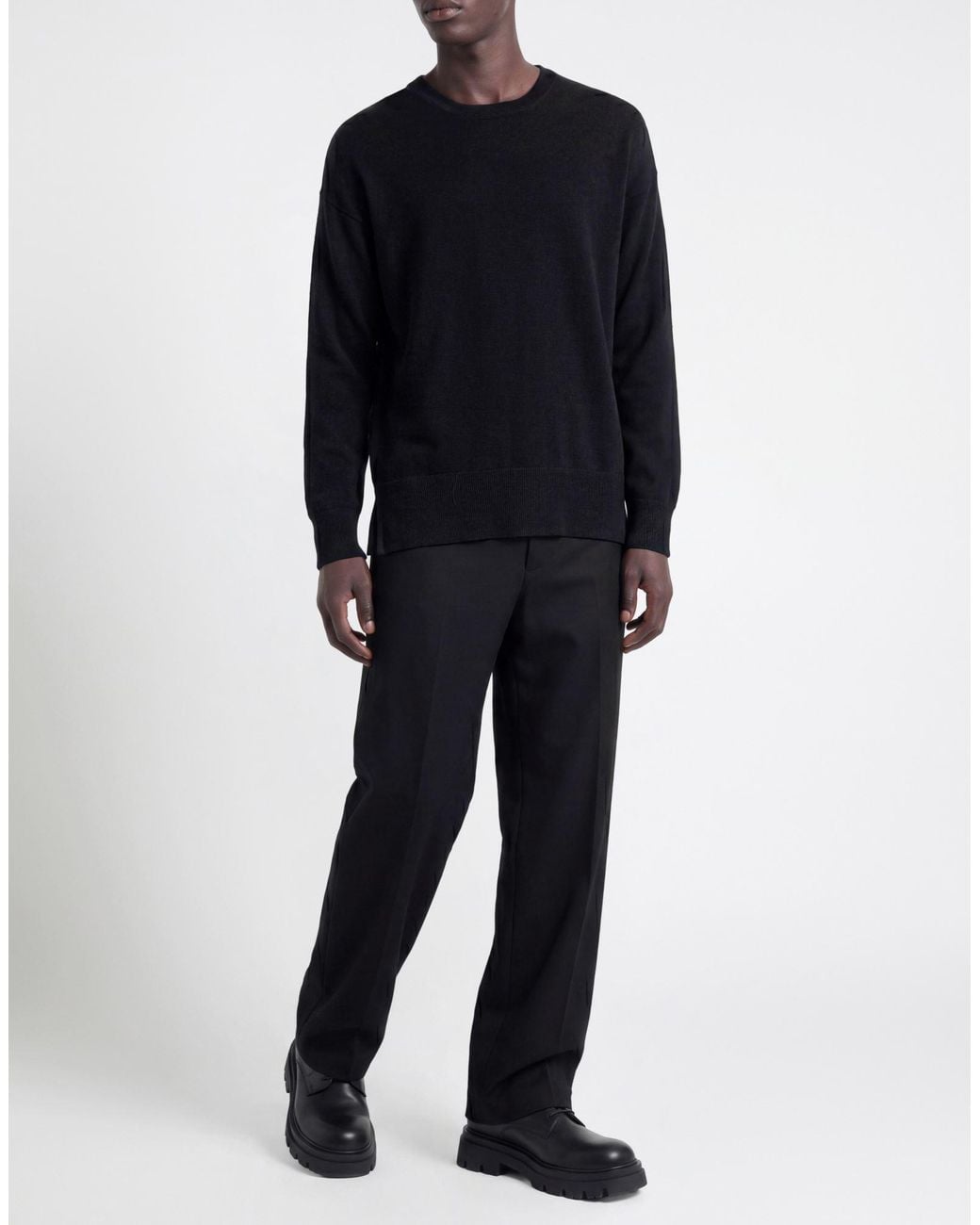 Pullover Alpha Studio de hombre de color Black