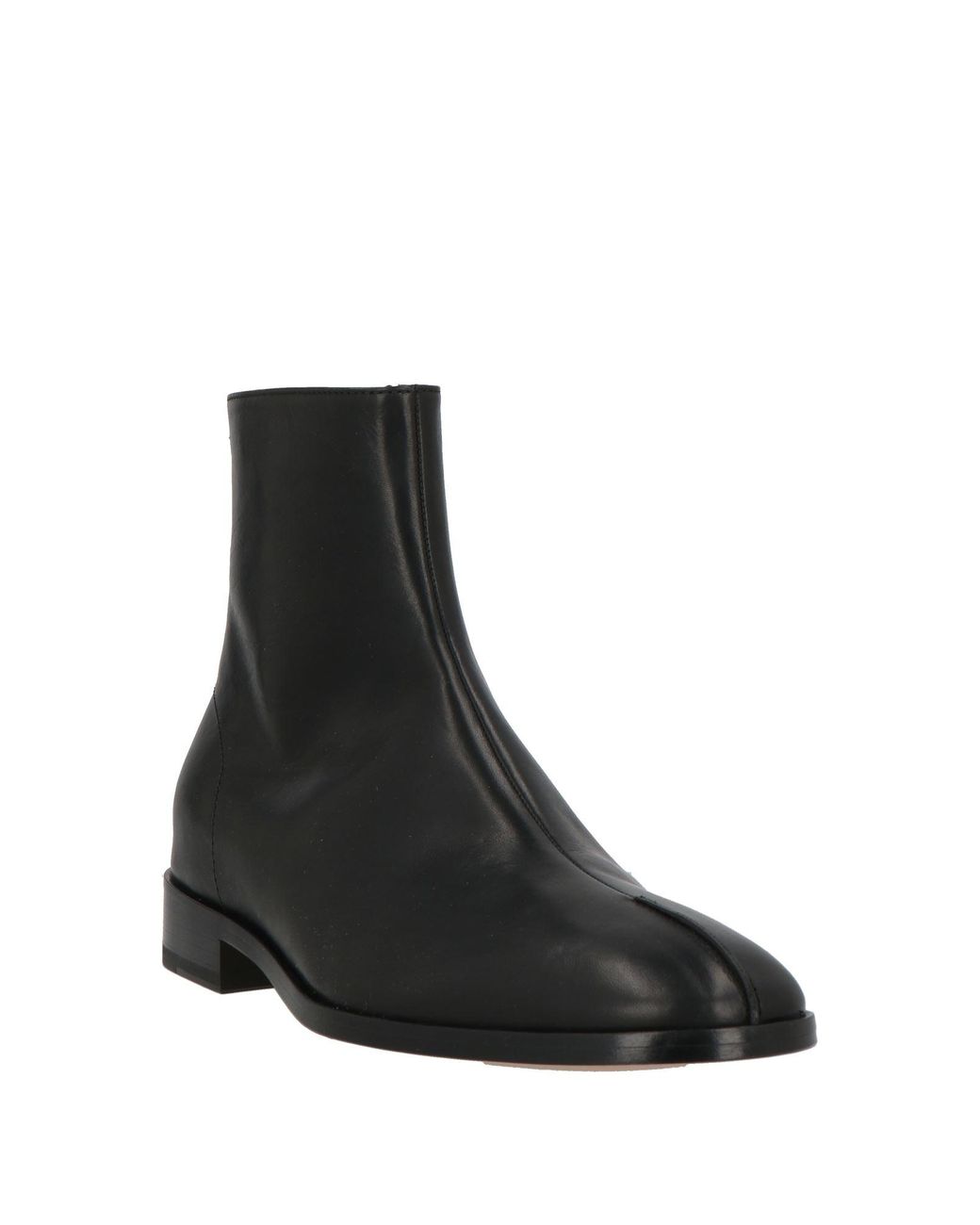 MM6 by Maison Margiela Black Ankle Boots for men