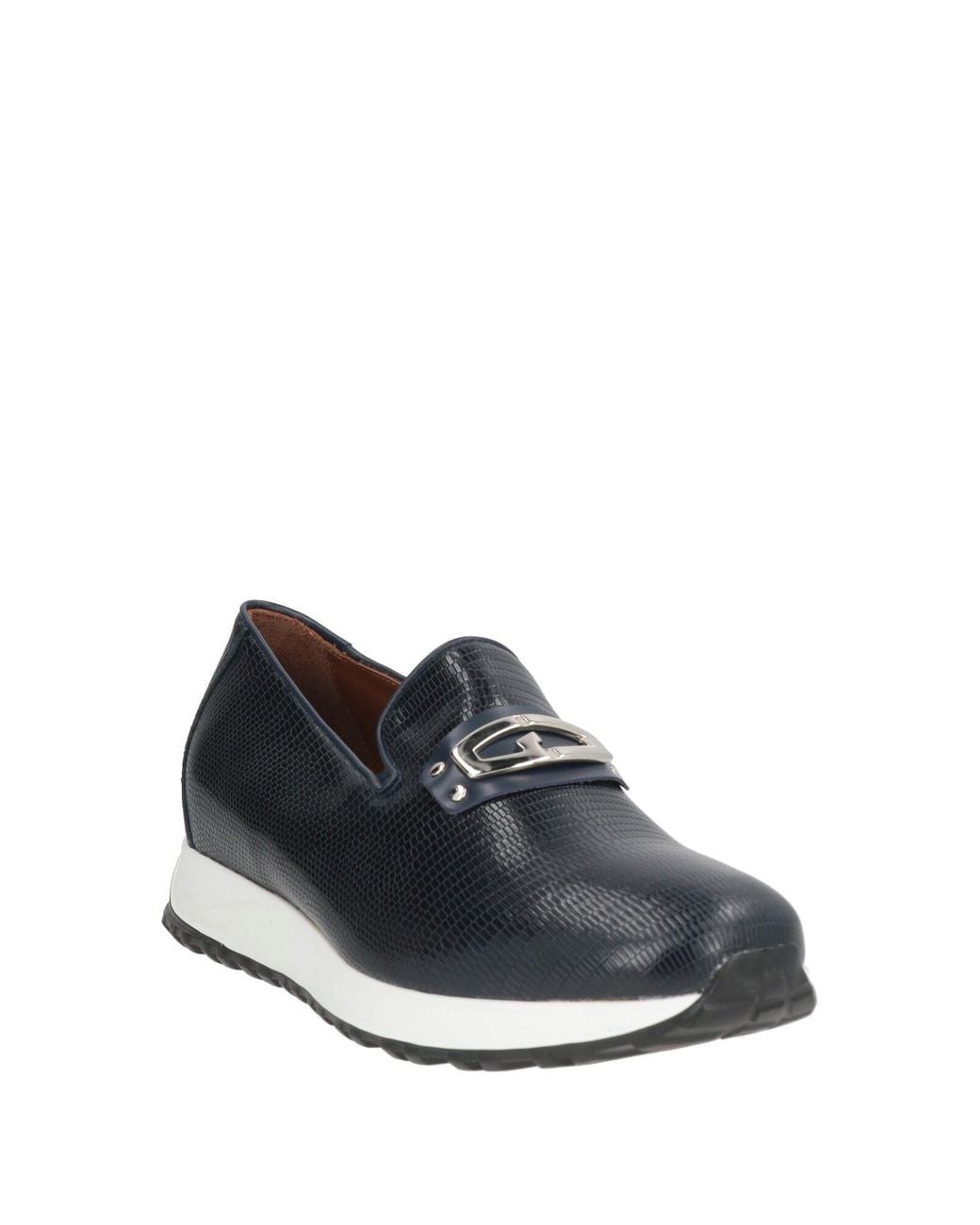 Giovanni Conti Gray Midnight Loafers Leather for men