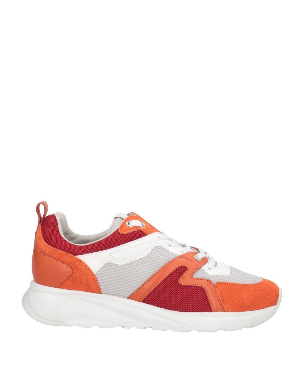 Jacob Cohen Red Sneakers Polyester, Leather, Synthetisches Material for men