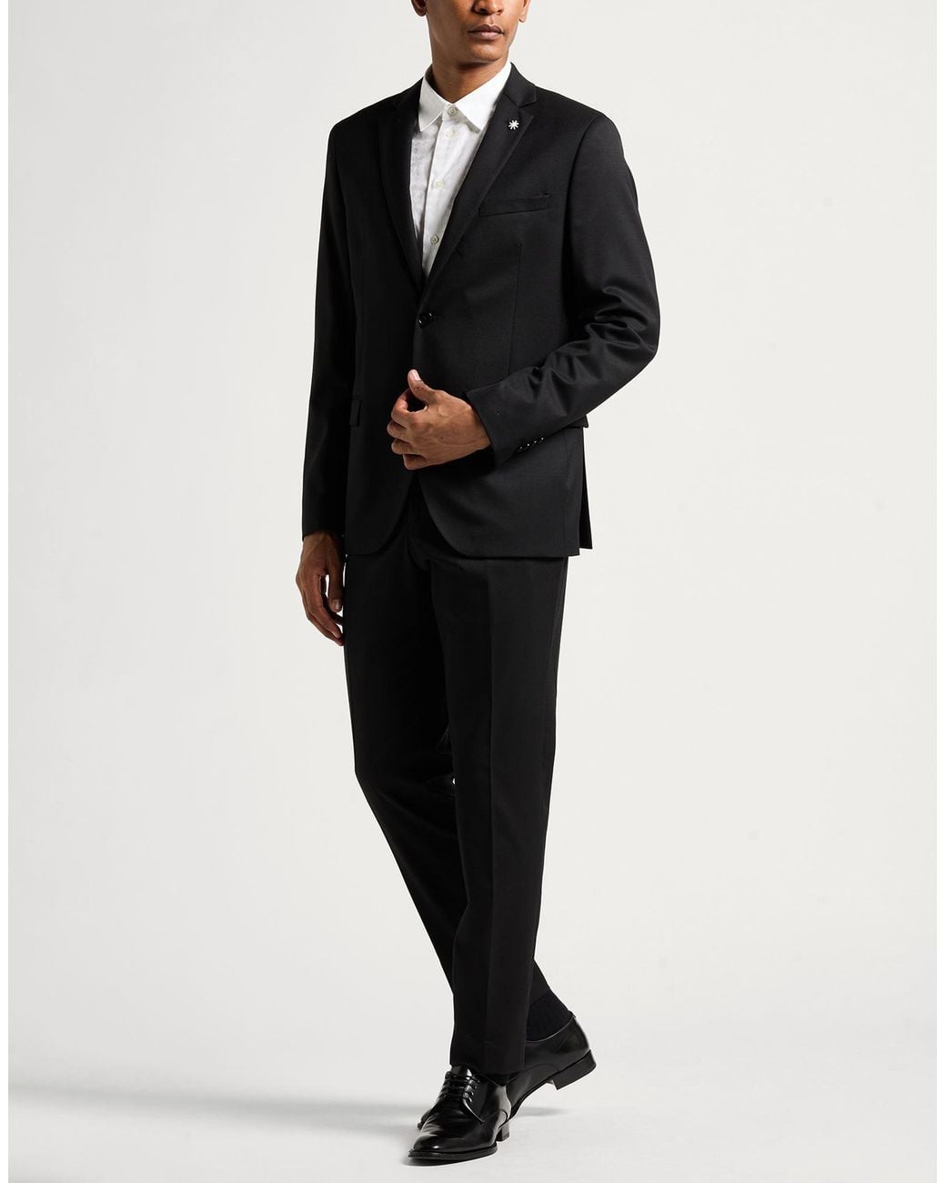 Manuel Ritz Black Suit for men