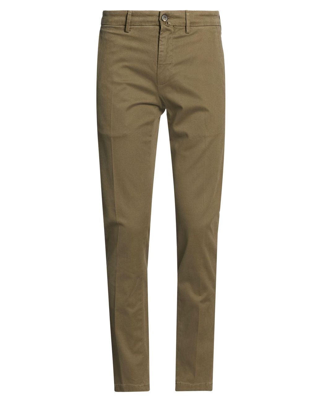 Siviglia Green Military Pants Modal, Cotton, Elastane for men