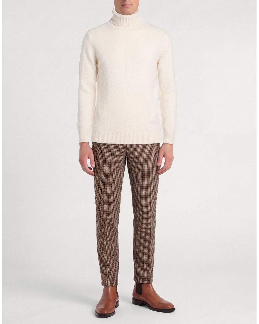 Eleventy Rollkragenpullover in White für Herren
